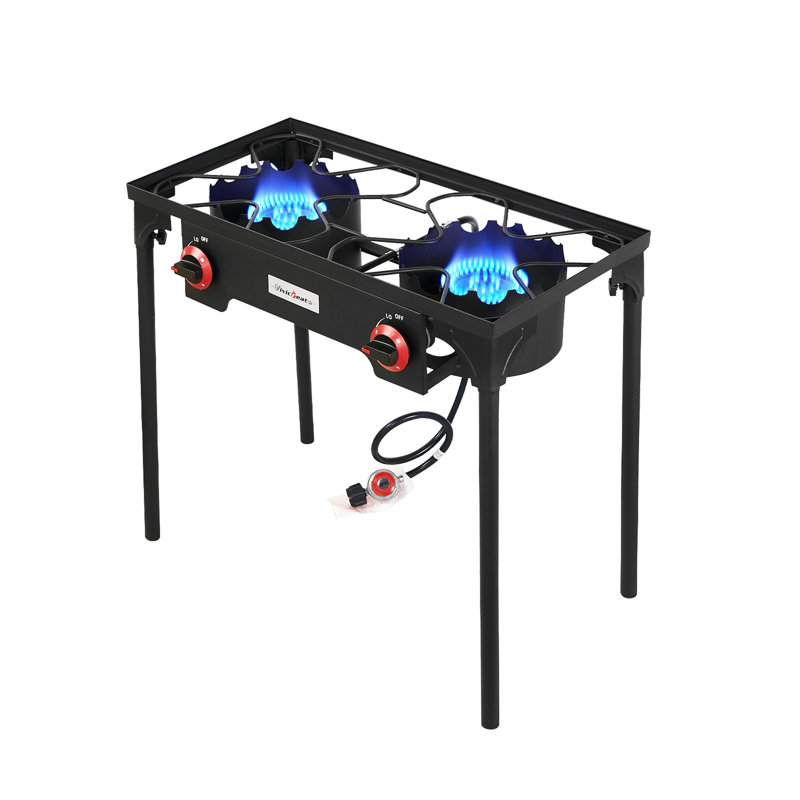 Vivicreate 2 Burner High Pressure Propane Outdoor Stove & Reviews